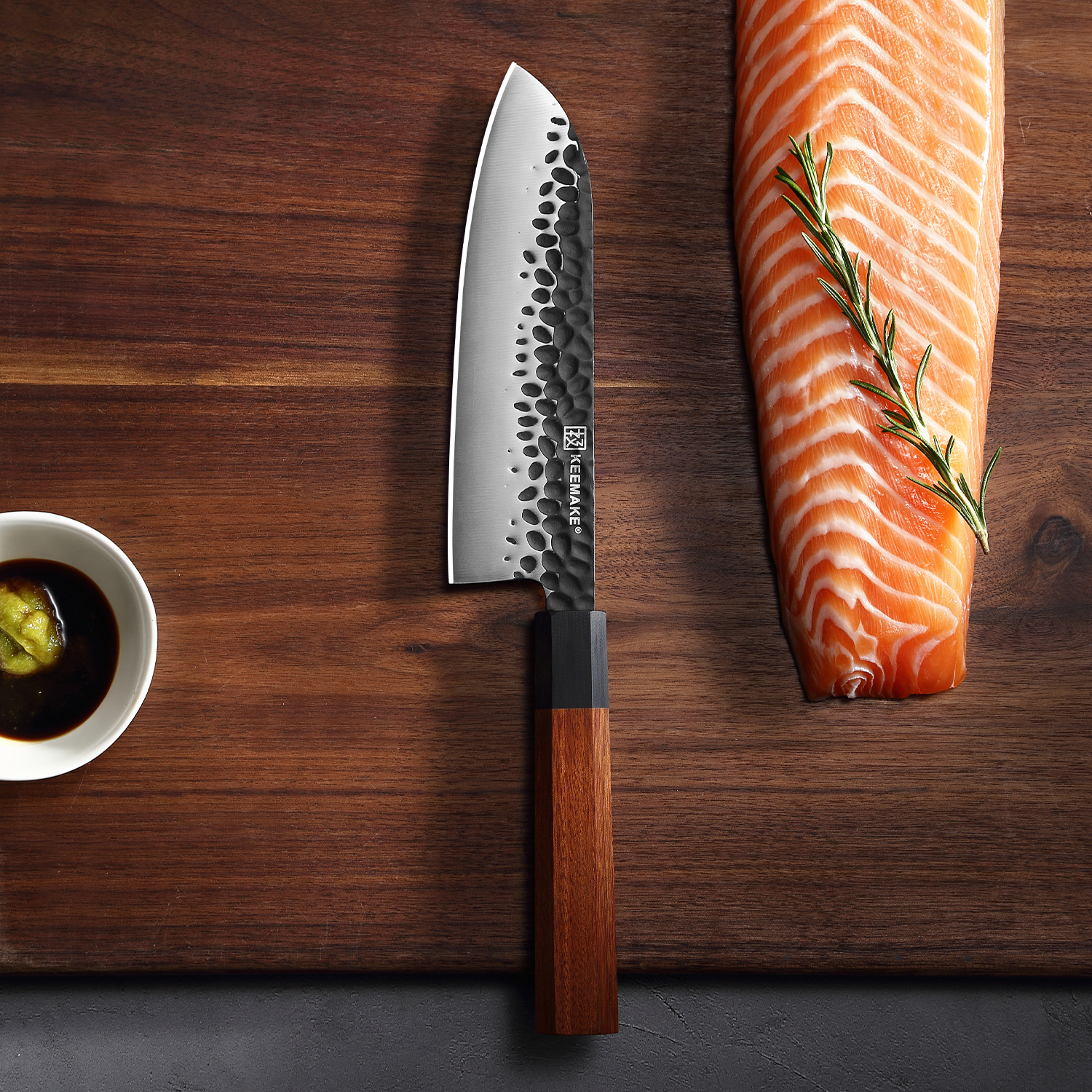 KEEMAKE Santoku Knife 7 inch Chef Knife