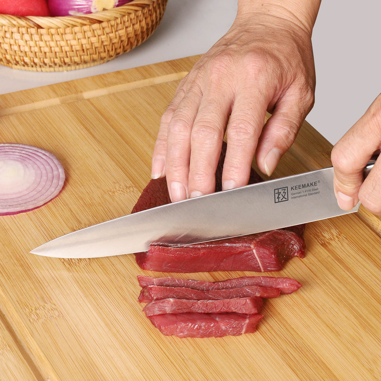 KEEMAKE Meat  Slicing Knife 8 inch Carving Knife